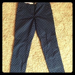 J. Crew Cafe Capri, navy blue size 0